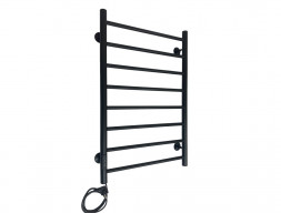 Полотенцесушитель Электрический «Санприз» Аврора Лесенка, П8, 80x50, Черный (11105)
