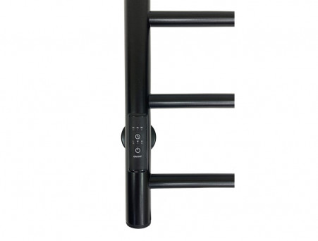 Полотенцесушитель Электрический «Санприз» Аврора Лесенка, П8, 80x50, Черный (11105)