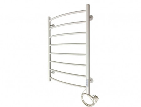 Полотенцесушитель Электрический «Санприз» Классик Лесенка, П8, 80x50, Белый Матовый (11190)