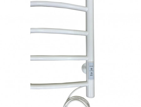 Полотенцесушитель Электрический «Санприз» Классик Лесенка, П8, 80x50, Белый Матовый (11190)
