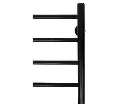 Полотенцесушитель Электрический «Санприз» Аврора Лесенка, П8, 80x50, Черный Матовый (11194)