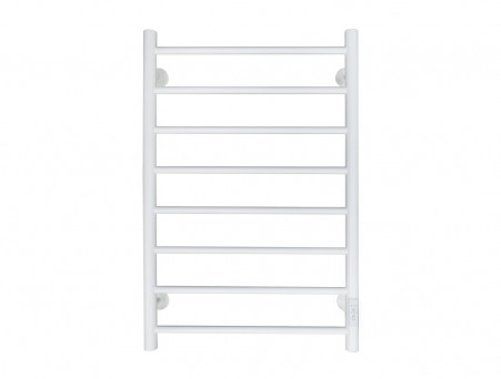 Полотенцесушитель Электрический «Санприз» Аврора Лесенка, П8, 80x50, Белый (11185)