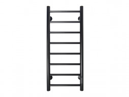 Полотенцесушитель Электрический «Санприз» Аврора Лесенка, П8, 80x30, Черный (11206)