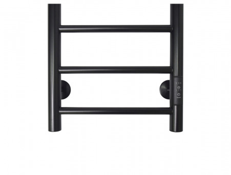 Полотенцесушитель Электрический «Санприз» Аврора Лесенка, П8, 80x30, Черный (11206)