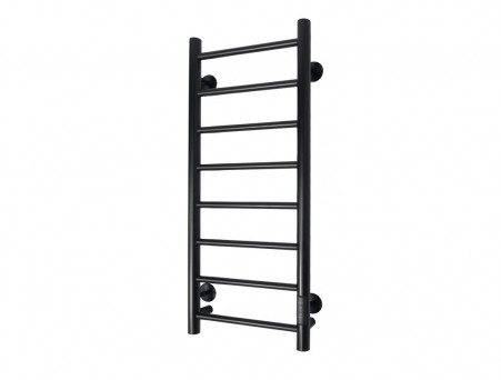 Полотенцесушитель Электрический «Санприз» Аврора Лесенка, П8, 80x30, Черный (11206)