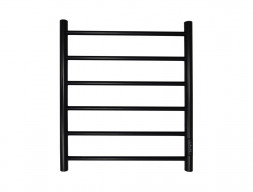 Полотенцесушитель Электрический «Санприз» Аврора Лесенка, П6, 60x50, Черный (11192)