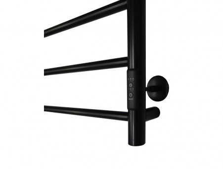 Полотенцесушитель Электрический «Санприз» Аврора Лесенка, П6, 60x50, Черный (11192)