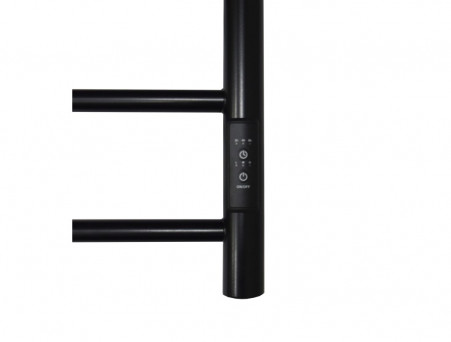 Полотенцесушитель Электрический «Санприз» Аврора Лесенка, П6, 60x50, Черный (11192)