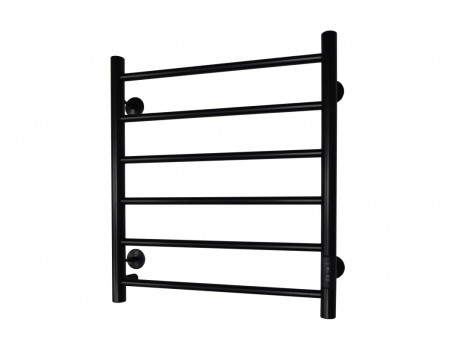 Полотенцесушитель Электрический «Санприз» Аврора Лесенка, П6, 60x50, Черный (11192)