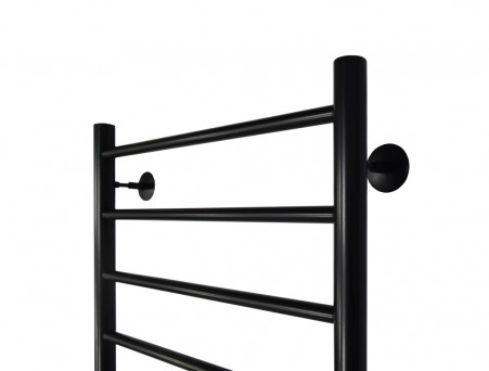 Полотенцесушитель Электрический «Санприз» Аврора Лесенка, П6, 60x50, Черный (11192)