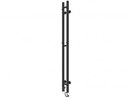 Полотенцесушитель Электрический «Laris» Прайм Лесенка, П3, 120x8, Черный Муар (73207634)