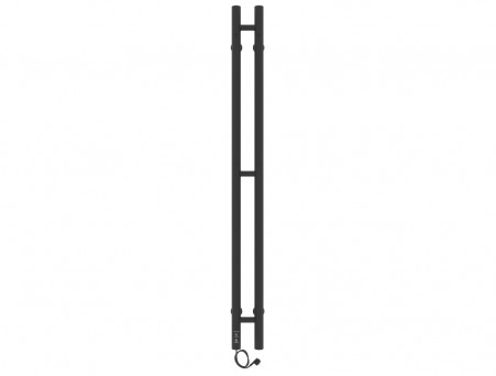 Полотенцесушитель Электрический «Laris» Прайм Лесенка, П3, 120x8, Черный Муар (73207634)