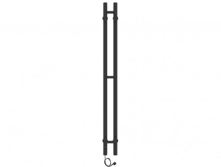 Полотенцесушитель Электрический «Laris» Прайм Лесенка, П3, 120x8, Черный Муар (73207635)