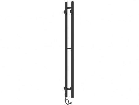 Полотенцесушитель Электрический «Laris» Прайм Лесенка, П3, 120x8, Черный Муар (73207635)