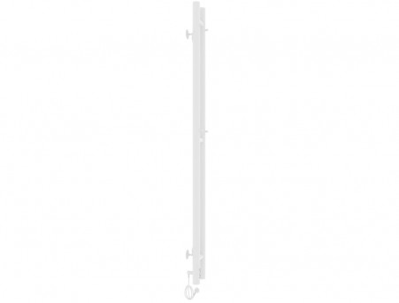 Полотенцесушитель Электрический «Laris» Прайм Лесенка, П3, 120x8, Белый Муар (73207630)