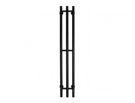 Полотенцесушитель Электрический «Grois» Trio Нестандартный, П3, 120, Черный (GR138 19х120 П3 9005)