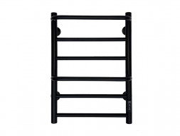 Полотенцесушитель Электрический «Grois» Gamma Лесенка, П6, 60x40, Черный (GR136 40x60 П6 9005 R Ф32)