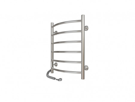 Полотенцесушитель Электрический «Санприз» Классик Лесенка, П6, 60x45, Хром (11034)