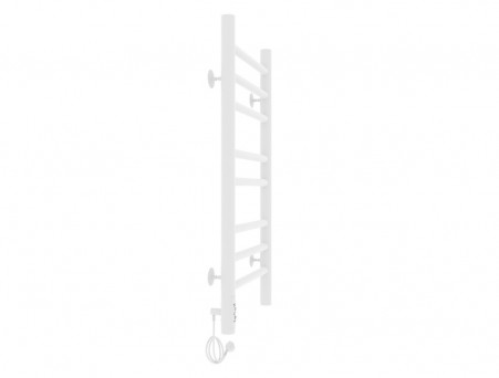 Полотенцесушитель Электрический «Laris» Лаванда Лесенка, П12, 70x30, Белый Муар (73207620)