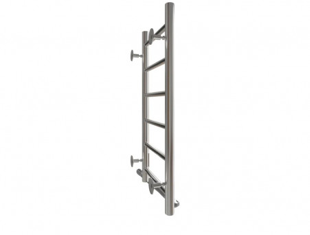 Полотенцесушитель Электрический «Санприз» Аврора Лесенка, П6, 70x30, Хром (11159)