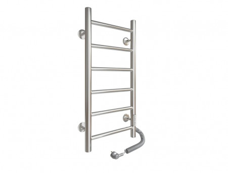 Полотенцесушитель Электрический «Санприз» Аврора Лесенка, П6, 70x30, Хром (11159)