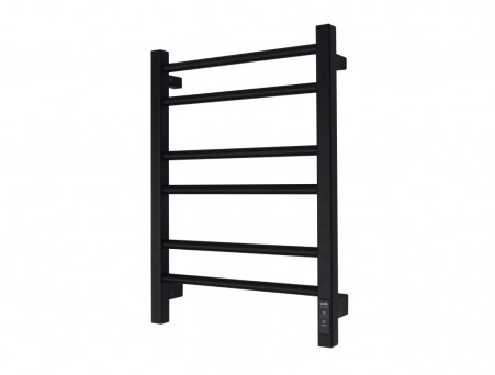 Полотенцесушитель Электрический «Grois» Nex Лесенка, П6, 60x40, Черный (GR111 40х60 П6 9005 U)