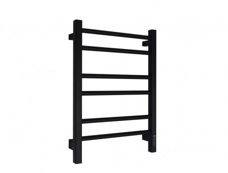Полотенцесушитель Электрический «Grois» Nex Лесенка, П6, 60x40, Черный (GR111 40х60 П6 9005 U)