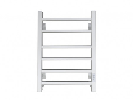 Полотенцесушитель Электрический «Санприз» Квадро Лесенка, П6, 60x40, Белый (11134)