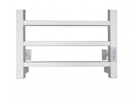 Полотенцесушитель Электрический «Санприз» Квадро Лесенка, П6, 60x40, Белый (11134)