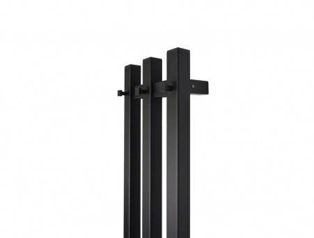 Полотенцесушитель Электрический «Grois» Trio Нестандартный, П3, 120, Черный (GR128 19х120 П3 9005)