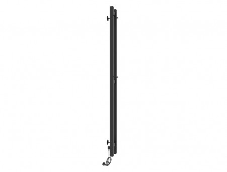 Полотенцесушитель Электрический «Laris» Прайм Лесенка, П3, 120x8, Черный Муар (73207609)