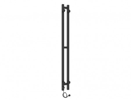 Полотенцесушитель Электрический «Laris» Прайм Лесенка, П3, 120x8, Черный Муар (73207609)