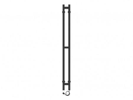 Полотенцесушитель Электрический «Laris» Прайм Лесенка, П3, 120x8, Черный Муар (73207609)