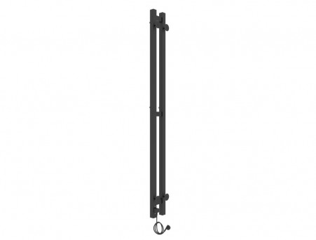 Полотенцесушитель Электрический «Laris» Прайм Лесенка, П3, 120x8, Черный Муар (73207609)