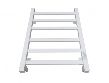 Полотенцесушитель Электрический «Санприз» Контур Лесенка, П6, 60x40, Белый (11144)