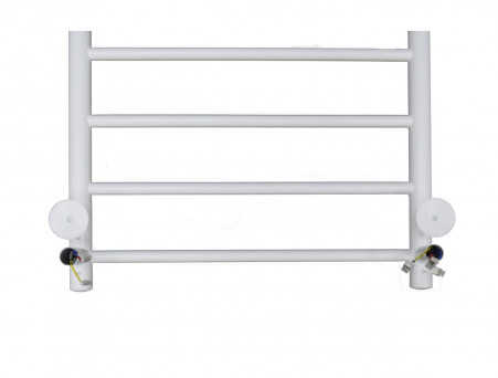 Полотенцесушитель Электрический «Санприз» Аврора Лесенка, П10, 100x50, Белый (11201)