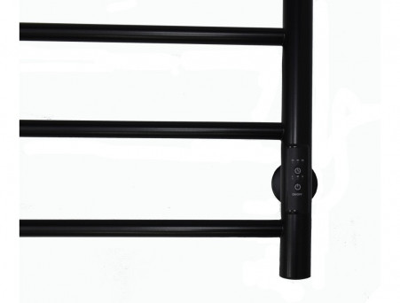 Полотенцесушитель Электрический «Санприз» Аврора Лесенка, П10, 100x50, Черный (11202)