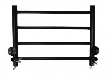 Полотенцесушитель Электрический «Санприз» Аврора Лесенка, П10, 100x50, Черный (11202)