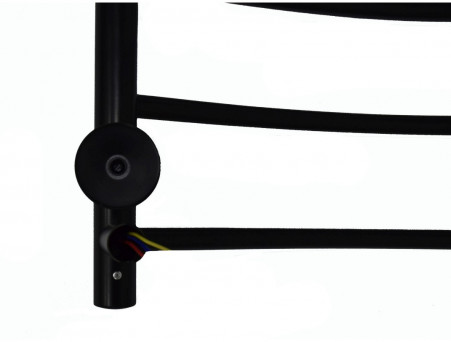 Полотенцесушитель Электрический «Санприз» Классик Лесенка, П10, 100x50, Черный (11204)