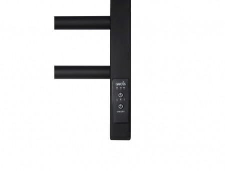 Полотенцесушитель Электрический «Grois» Nex Лесенка, П8, 80x40, Черный (GR112 40х80 П8 9005 U)