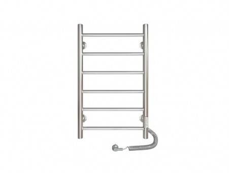 Полотенцесушитель Электрический «Санприз» Аврора Лесенка, П6, 70x40, Хром (11161)
