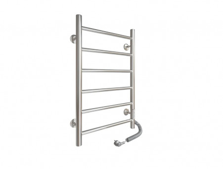 Полотенцесушитель Электрический «Санприз» Аврора Лесенка, П6, 70x40, Хром (11161)