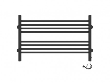 Полотенцесушитель Электрический «Laris» Оливия Лесенка, П8, 50x80, Черный Муар (73207628)