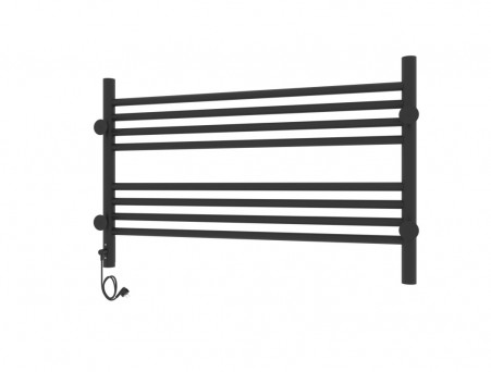 Полотенцесушитель Электрический «Laris» Оливия Лесенка, П8, 50x80, Черный Муар (73207629)