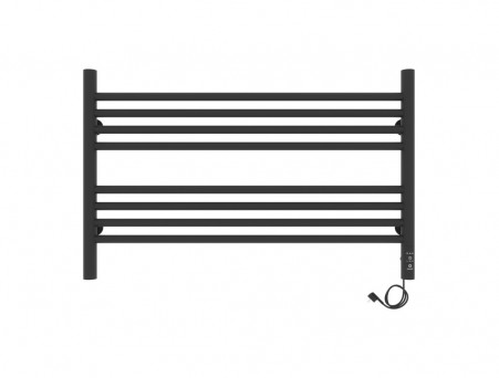Полотенцесушитель Электрический «Laris» Оливия Лесенка, П8, 50x80, Черный Муар (73207629)