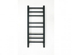 Полотенцесушитель Электрический «Grois» Alex Лесенка, П8, 80x30, Черный (GR102 30х80 П8 9005 U)
