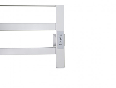 Полотенцесушитель Электрический «Санприз» Контур Лесенка, П8, 80x30, Белый (11146)