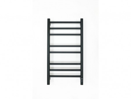 Полотенцесушитель Электрический «Grois» Alex Лесенка, П8, 80x40, Черный (GR102 40х80 П8 9005 U)