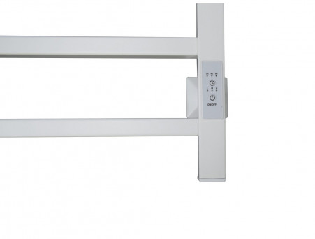 Полотенцесушитель Электрический «Санприз» Квадро Лесенка, П8, 80x30, Белый (11136)