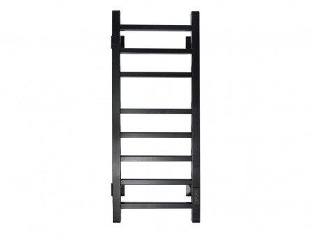 Полотенцесушитель Электрический «Санприз» Квадро Лесенка, П8, 80x30, Черный (11137)